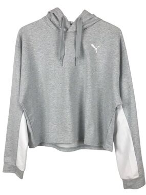 PUMA Women's Modern Sport Sweatshirt Hoodie Top Large